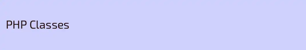 PHP Classes